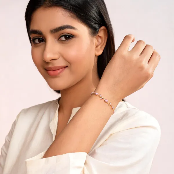 Rose_Metal_Bracelet_For_Women