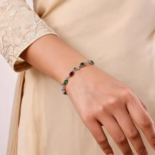 Multicolor_Stainless_Steel_Bracelet_For_Women