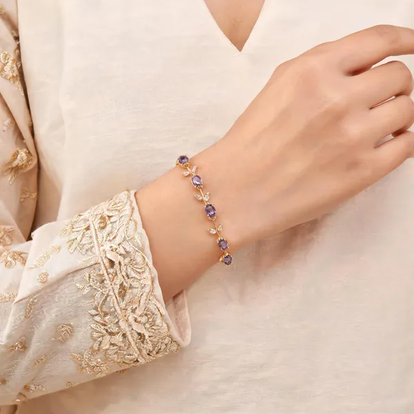 Lavender_Stainless_Steel_Bracelet_For_Women