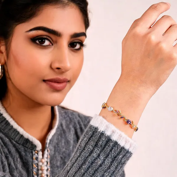 Multicolor_Alloy_Bracelet_For_Women