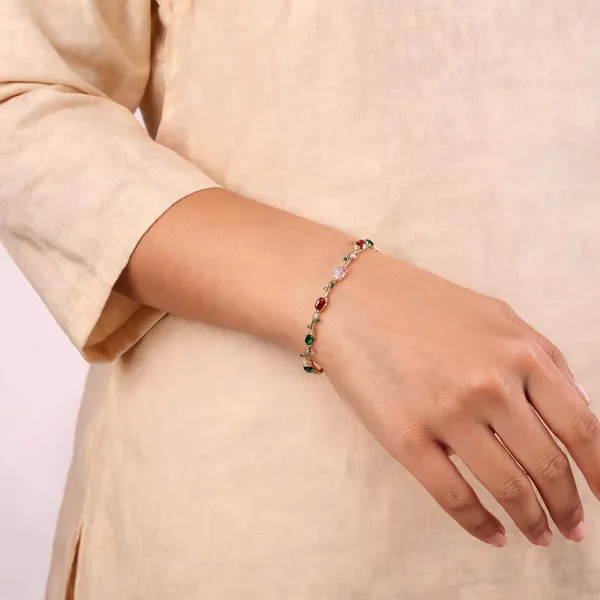 Multicolor_Stainless_Steel_Bracelet_For_Women