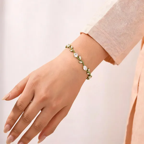 Red_Stainless_Steel_Bracelet_For_Women