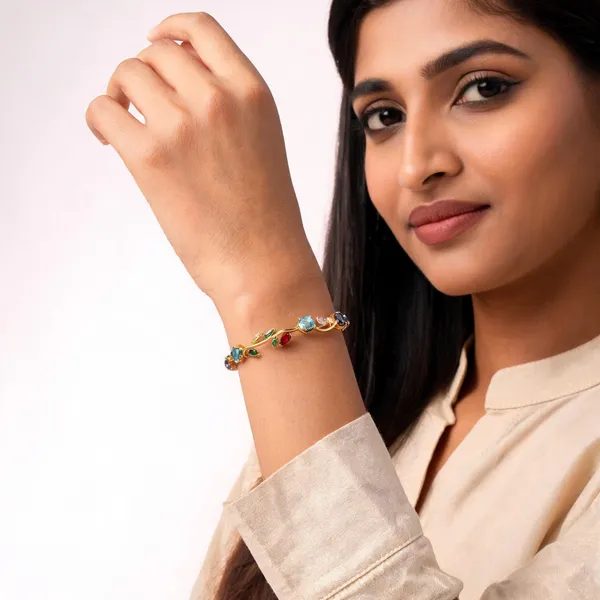 Multicolor_Alloy_Bracelet_For_Women