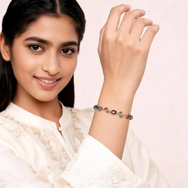 Multicolor_Metal_Bracelet_For_Women