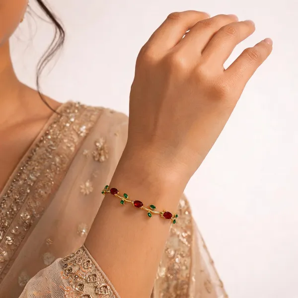 Red_Stainless_Steel_Bracelet_For_Women