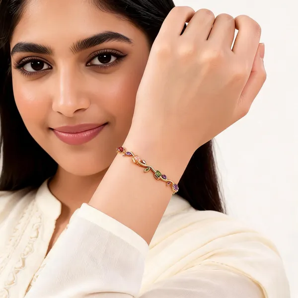 Multicolor_Alloy_Bracelet_For_Women