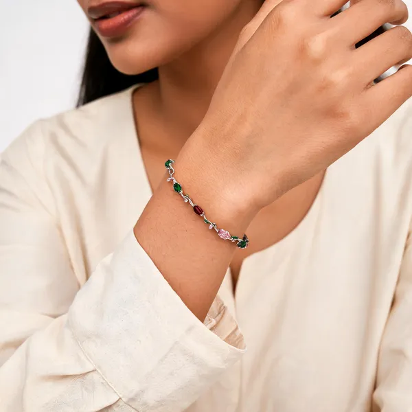 Multicolor_Stainless_Steel_Bracelet_For_Women