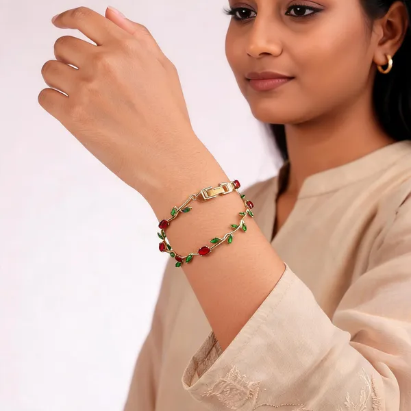 Multicolor_Stainless_Steel_Bracelet_For_Women