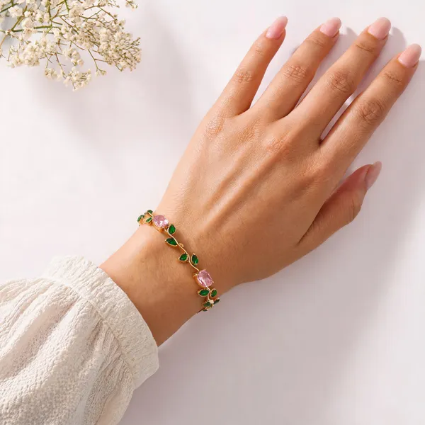 Multicolor_Stainless_Steel_Bracelet_For_Women