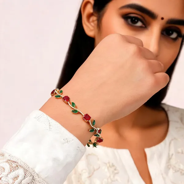 Multicolor_Stainless_Steel_Bracelet_For_Women