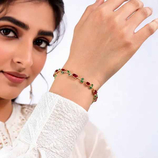 Multicolor_Stainless_Steel_Bracelet_For_Women