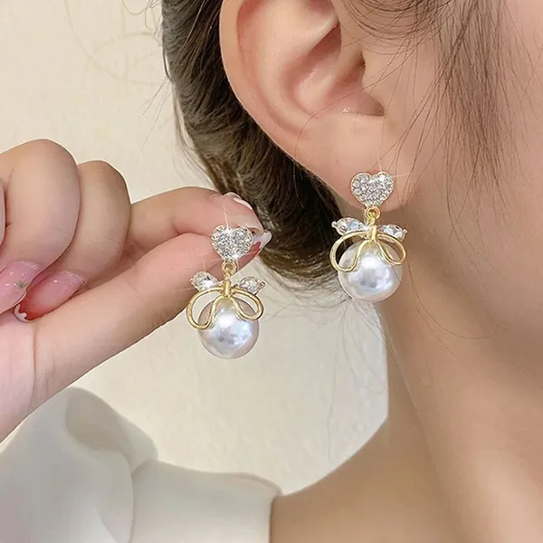 Gold_And_White_Alloy_Earrings_For_Women_Pack_Of_2
