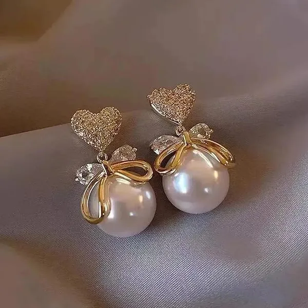 White_Metal_Drop_Earrings_For_Women_Pack_Of_2