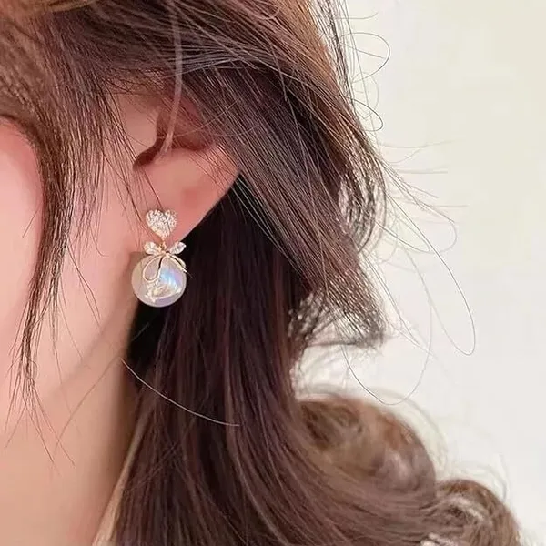 White_Metal_Drop_Earrings_For_Women_Pack_Of_2