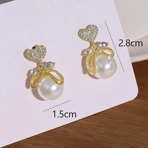White_Metal_Drop_Earrings_For_Women_Pack_Of_2