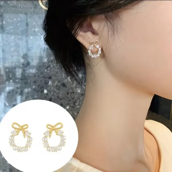 White_Alloy_Stud_Earring_For_Women_Pack_Of_2