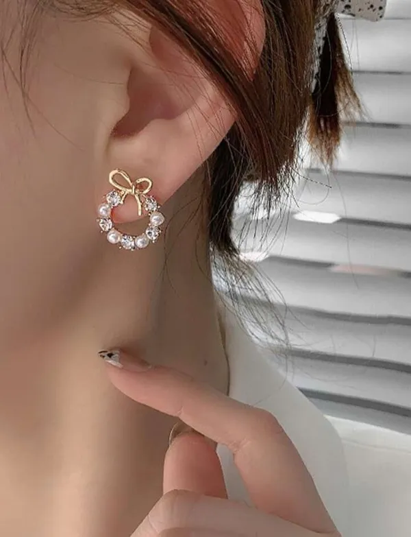 White_Alloy_Stud_Earring_For_Women_Pack_Of_2