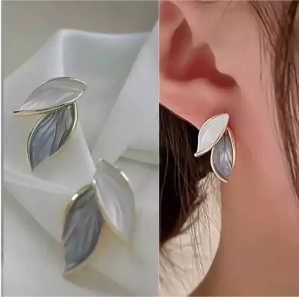 White_And_Grey_Alloy_Stud_Earring_For_Women_Pack_Of_2