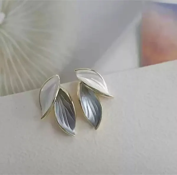 White_And_Grey_Alloy_Stud_Earring_For_Women_Pack_Of_2