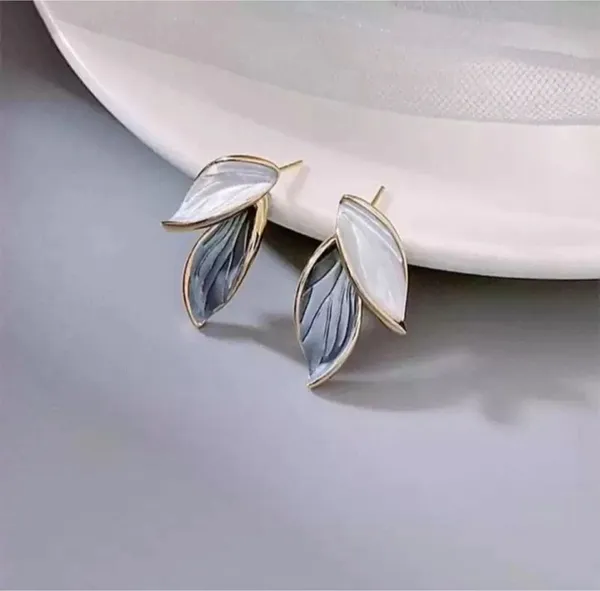 White_And_Grey_Alloy_Stud_Earring_For_Women_Pack_Of_2