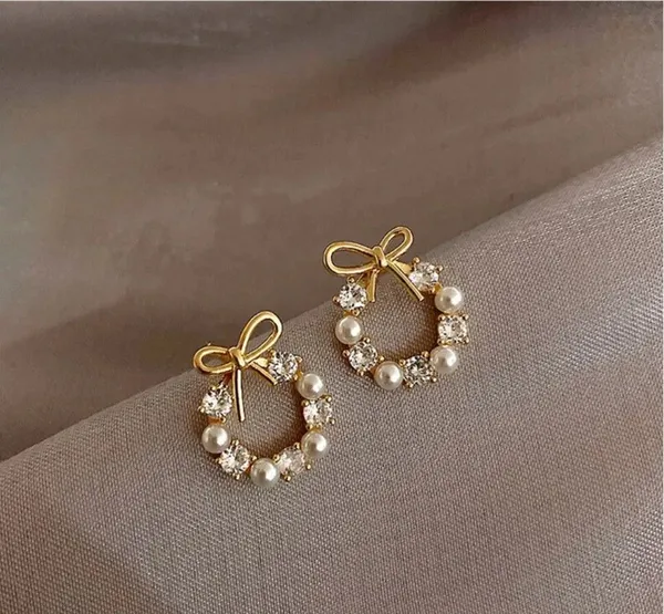 Gold_Alloy_Stud_Earring_For_Women_Pack_Of_2