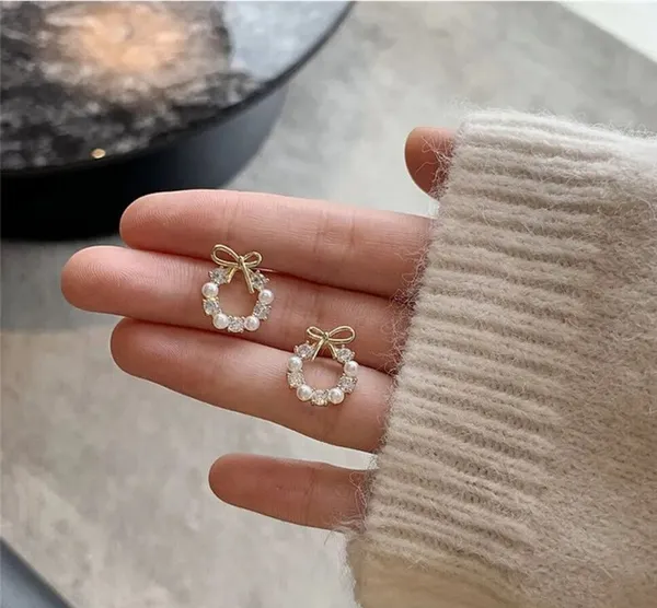 Gold_Alloy_Stud_Earring_For_Women_Pack_Of_2