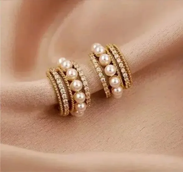 Gold_And_White_Brass_Hoop_Earrings_For_Women_Pack_Of_2