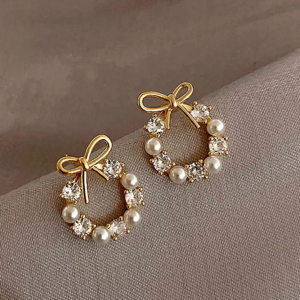 Silver_And_Gold_Alloy_Stud_Earring_For_Women_Pack_Of_2
