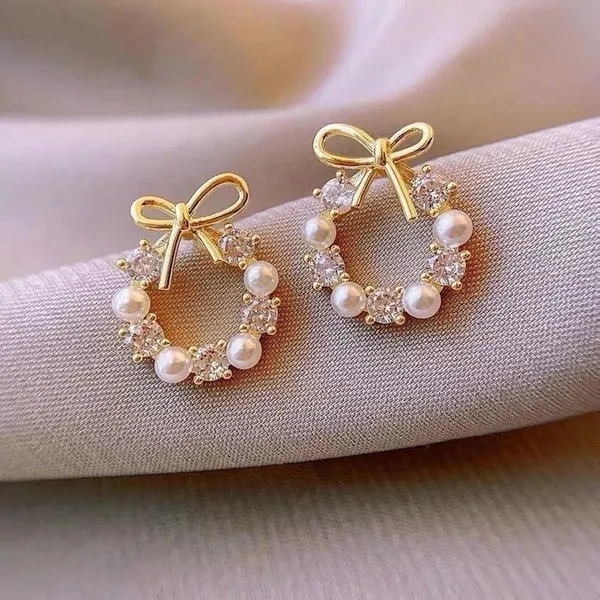 Silver_And_Gold_Alloy_Stud_Earring_For_Women_Pack_Of_2