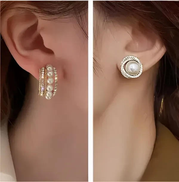 Gold_And_White_Brass_Stud_Earring_For_Women_Pack_Of_2