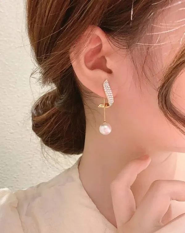 White_Alloy_Drop_Earrings_For_Women_Pack_Of_2