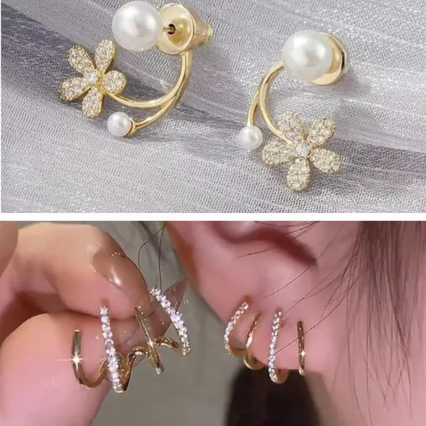 Gold_Alloy_Stud_Earring_For_Women_Pack_Of_2
