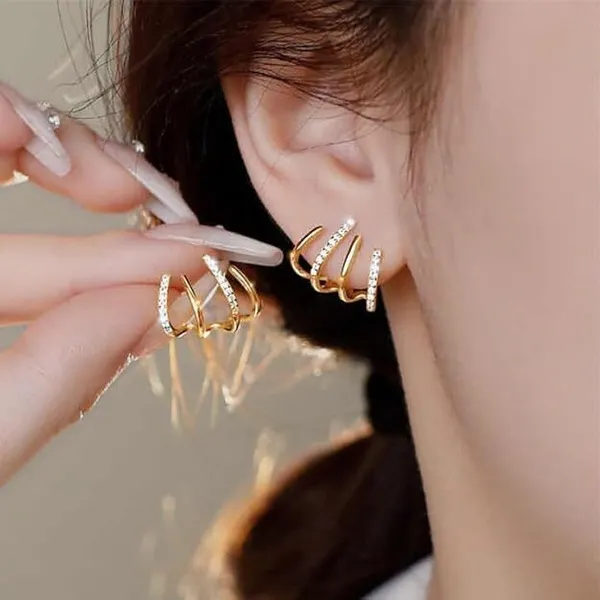 Gold_Alloy_Stud_Earring_For_Women_Pack_Of_2