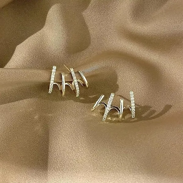 Gold_Alloy_Stud_Earring_For_Women_Pack_Of_2