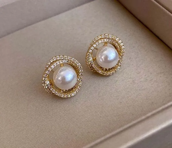 Gold_Alloy_Stud_Earring_For_Women_Pack_Of_2