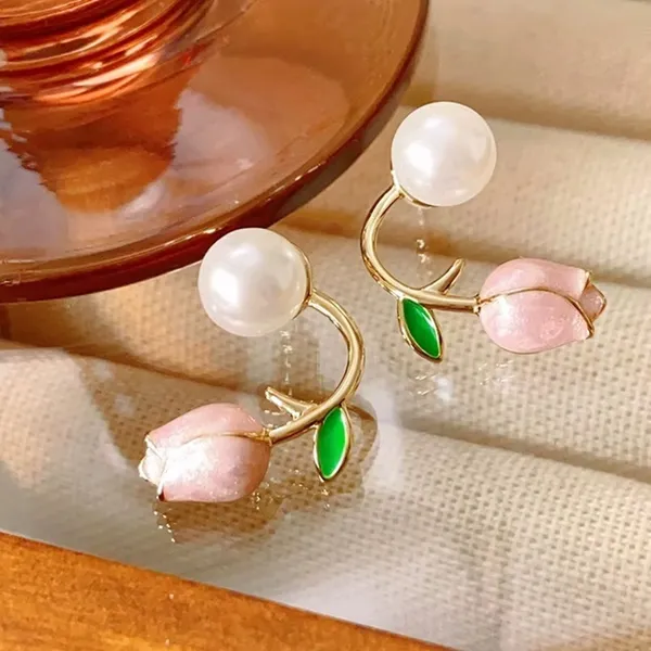 Pink_Alloy_Stud_Earring_For_Women_Pack_Of_2