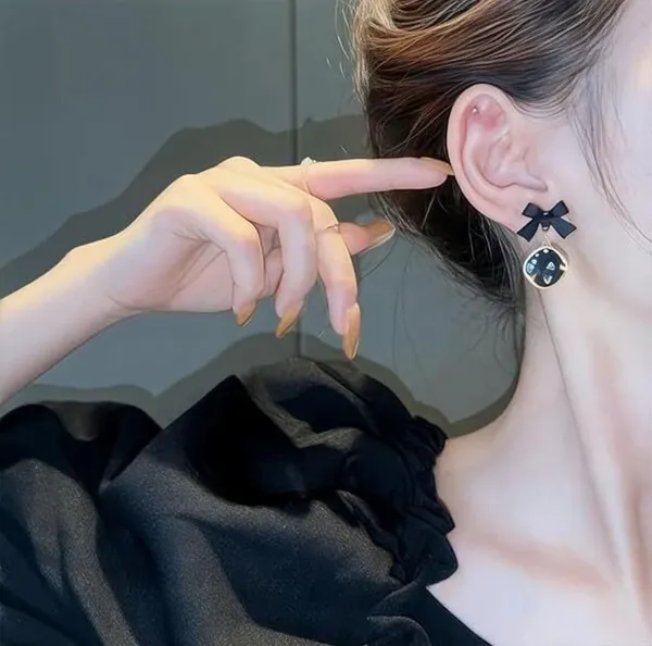 Gold_And_Black_And_White_Alloy_Stud_Earring_For_Women_Pack_Of_2