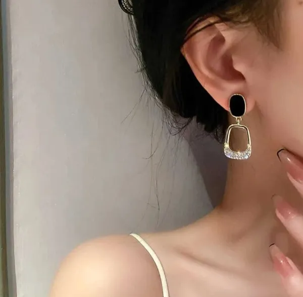 Gold_And_Black_Alloy_Earrings_For_Women_Pack_Of_2