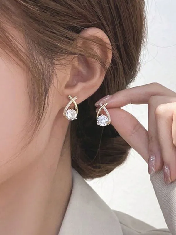 Gold_Alloy_Stud_Earring_For_Women_Pack_Of_2