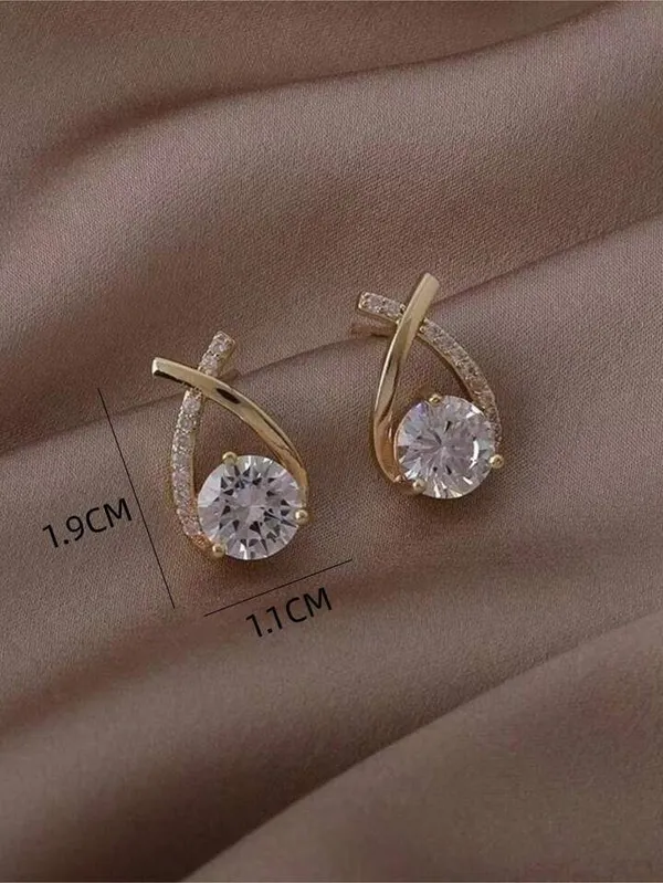 Gold_Alloy_Stud_Earring_For_Women_Pack_Of_2