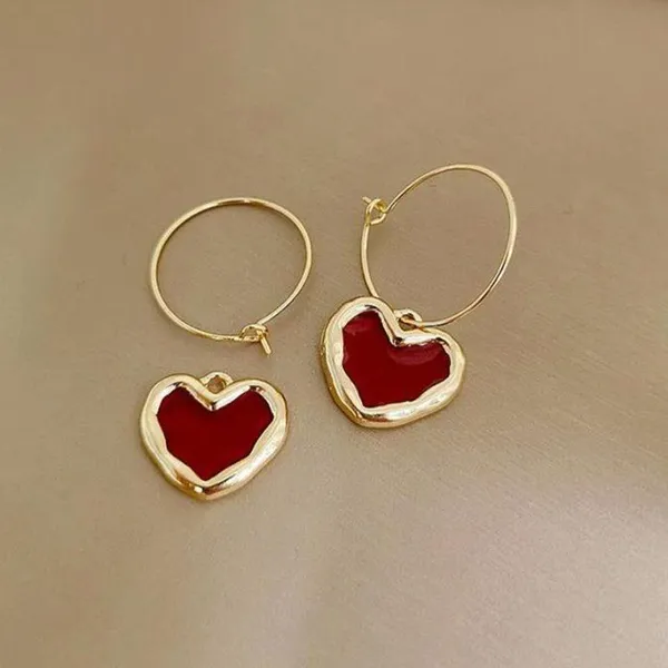 Red_Alloy_Hoop_Earrings_For_Women_Pack_Of_2