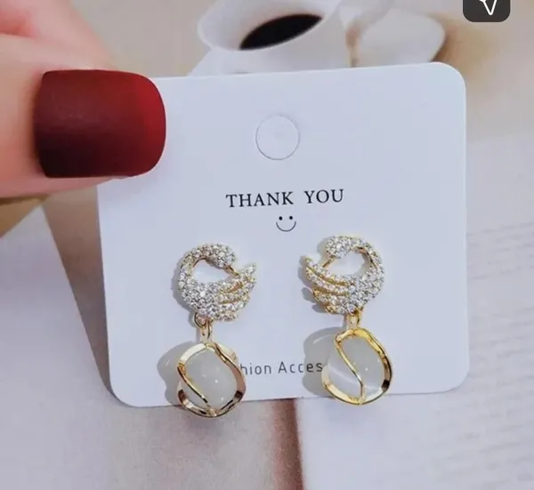 Gold_And_White_Alloy_Earring_For_Women_Pack_Of_2