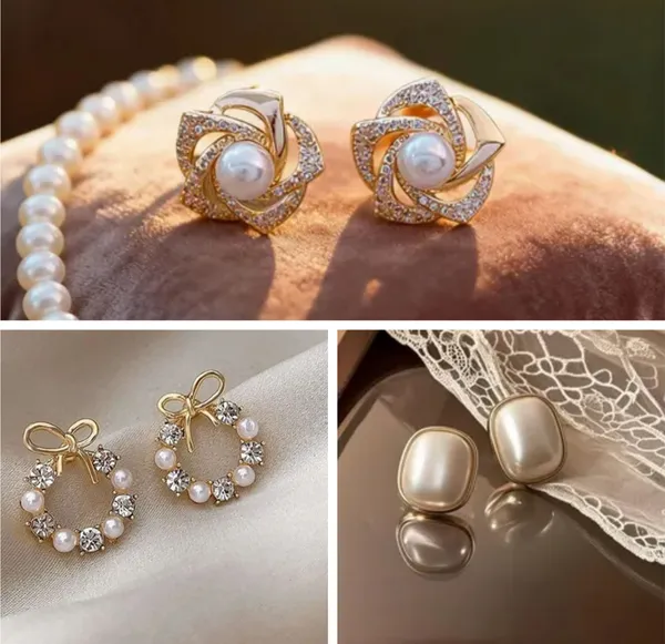 Gold_Alloy_Stud_Earring_For_Women_Pack_Of_2