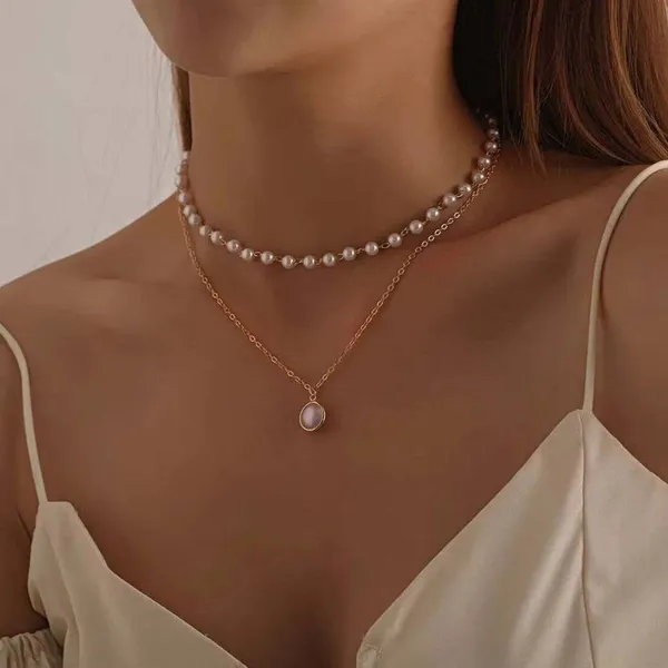 Gold_And_White_Alloy_Jewellery_Set_For_Women_Pack_Of_2