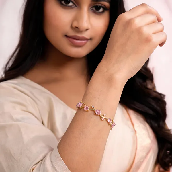 Pink_Stainless_Steel_Bracelet_For_Women