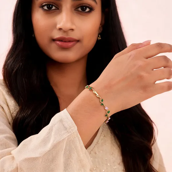 Multicolor_Stainless_Steel_Bracelet_For_Women