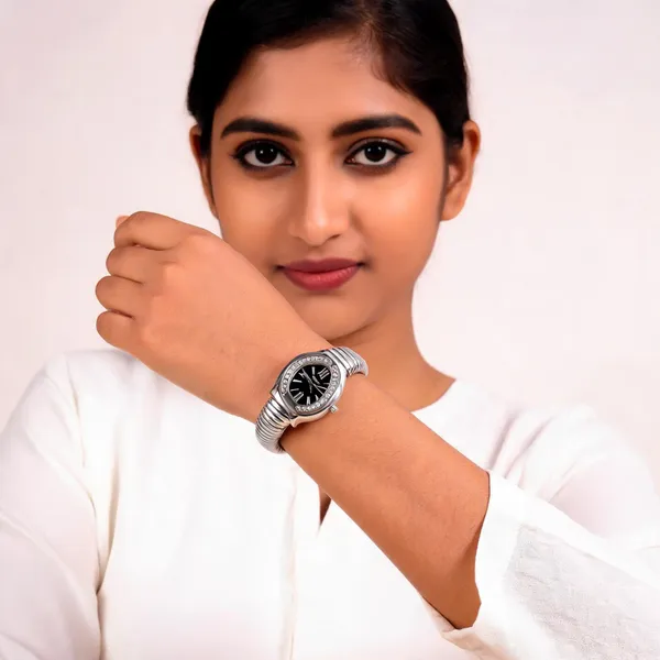 Multicolor_Stainless_Steel_Watch_For_Women