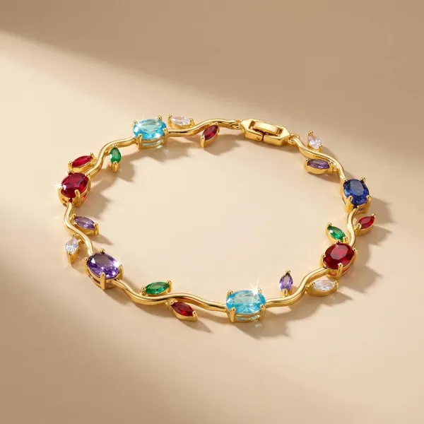 Multicolor_Alloy_Bracelet_For_Women
