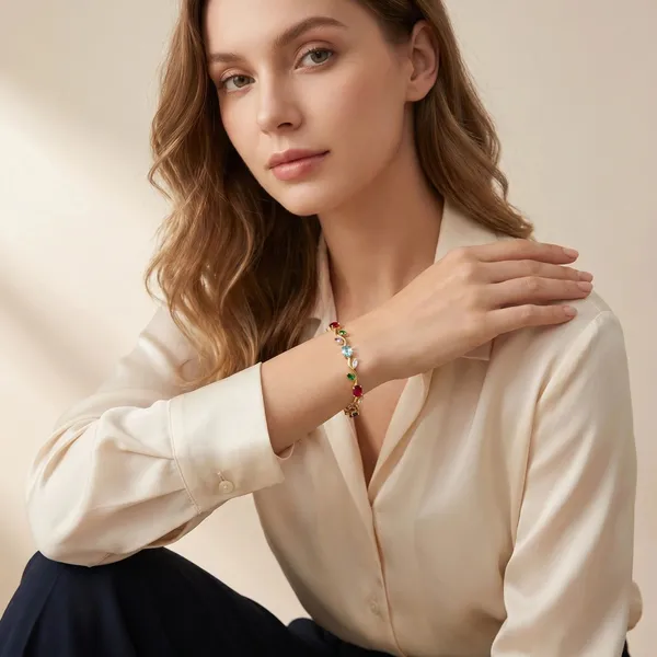 Multicolor_Alloy_Bracelet_For_Women