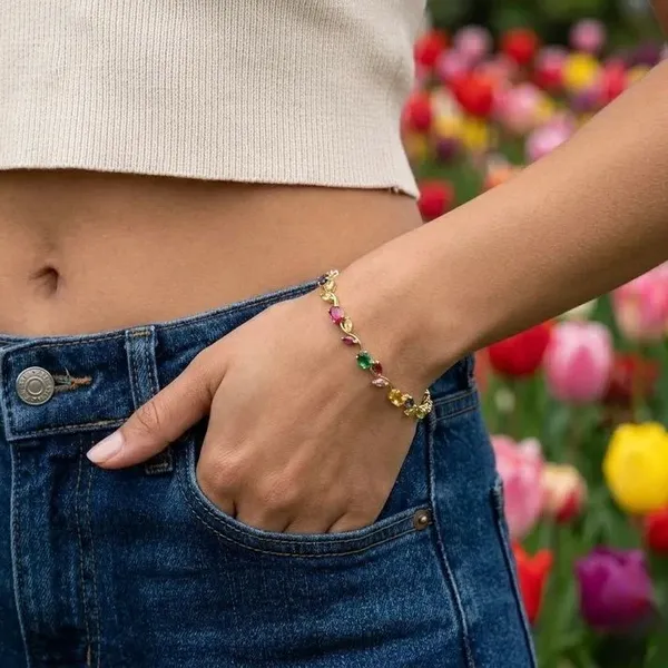 Multicolor_Alloy_Bracelet_For_Women